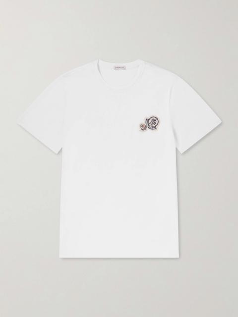 Moncler Logo-Appliquéd Cotton-Jersey T-Shirt