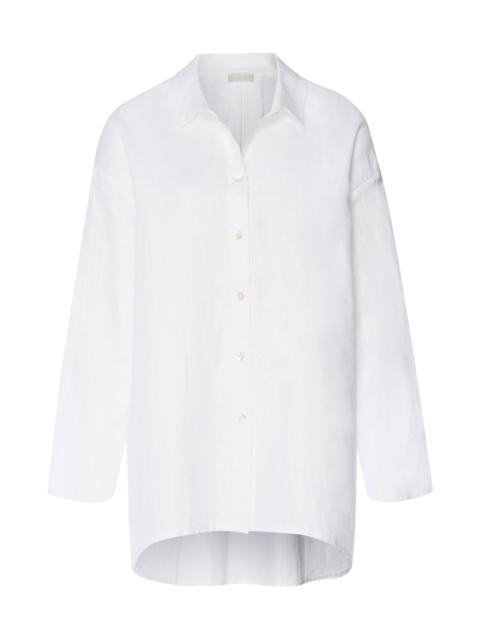 HANRO White Essentials Linen and Cotton Shirt