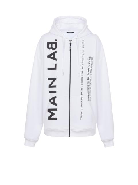 Balmain Main Lab zipped hoodie