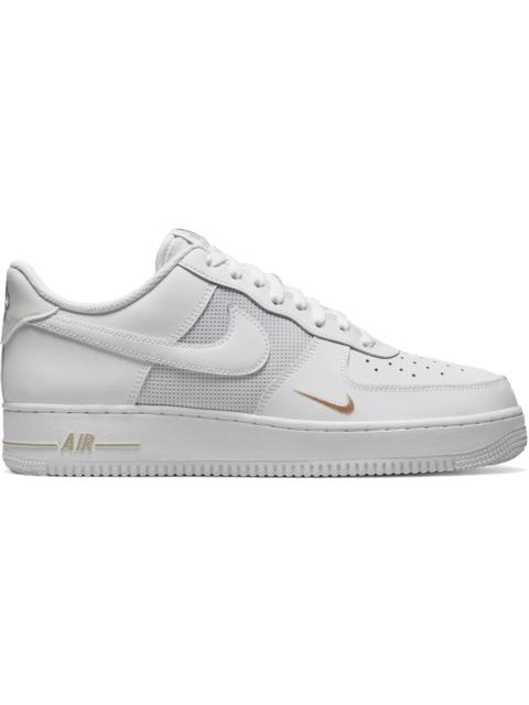 Nike Air Force 1 Low White Desert Khaki Mini Swoosh