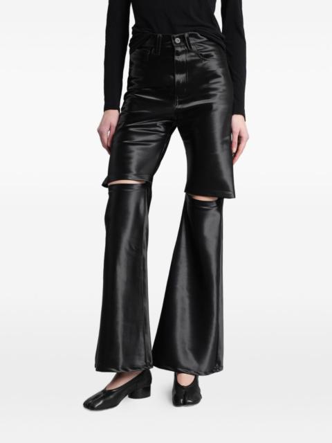 Junya Watanabe embossed cropped trousers