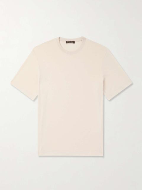 Valpiana Silk and Cotton-Blend T-Shirt