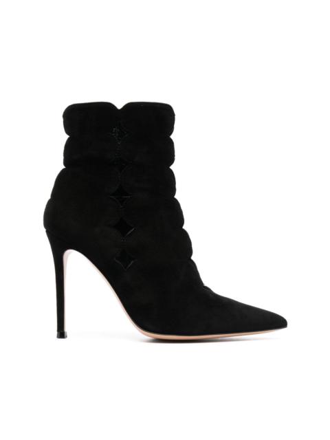 Ariana 85mm cut-out suede boots