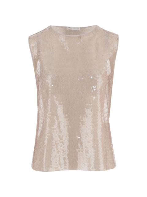 NICCOLÒ PASQUALETTI sequinned sleeveless top