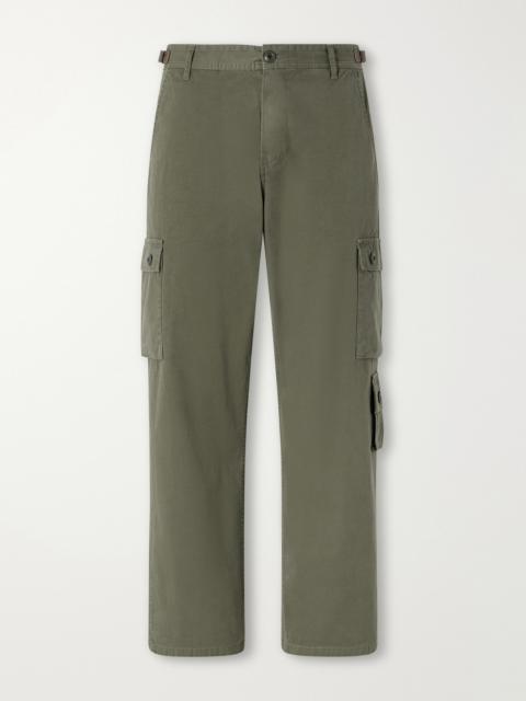 Human Made Straight-Leg Logo-Appliquéd Cotton Cargo Trousers