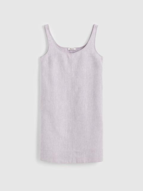 Madewell Scoopneck Mini Shift Dress in 100% Linen