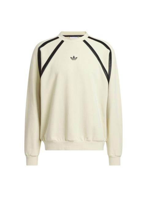 adidas adidas Basketball Graphic Crewneck Sweatshirt 'White Black' IR6384