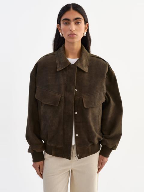 LAMARQUE TREVANNA S | Suede Bomber Jacket