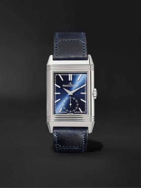 Reverso Tribute Hand-Wound 45mm x 27mm Stainless Steel and Leather Watch, Ref. No. Q3978480