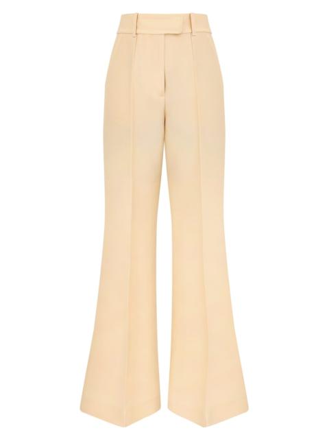 Zimmermann VALIANT WOOL SILK FLARE PANT