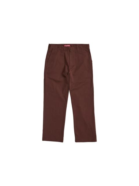 Supreme Supreme Work Pant (SS25) Mahogany
