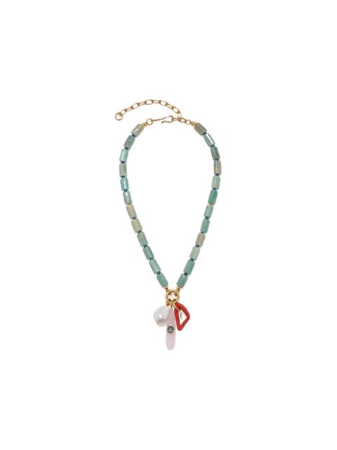 LIZZIE FORTUNATO Cortez beaded necklace