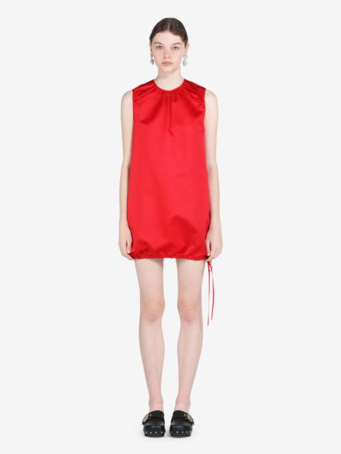 N°21 DRAWSTRING MINI DRESS