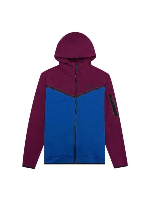 Nike Nike Sportswear Tech Fleece Full Zip Hoodie 'Sangria Game Royal' CU4489-610