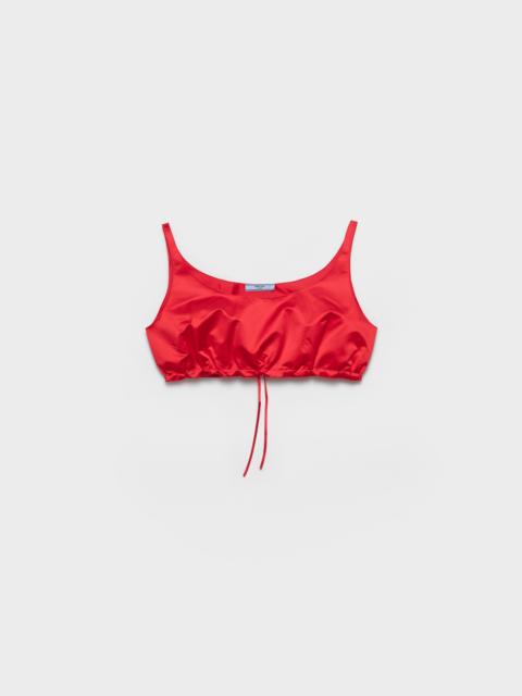 Prada Duchesse crop top