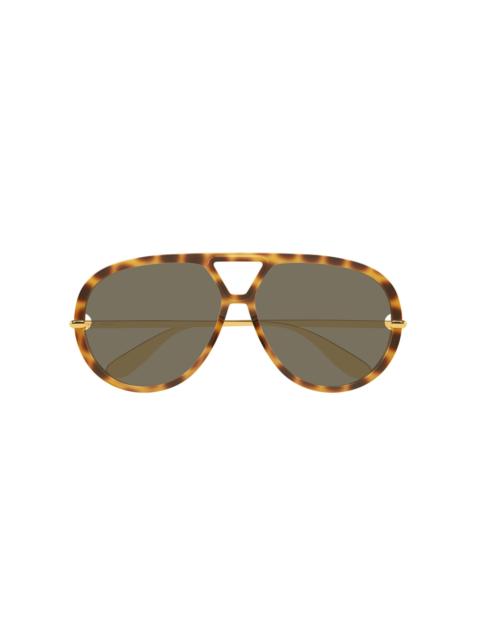 Madewell The Leni Aviator Sunglasses Gold Frames Madewell Sunglasses for Women for sale | eBay main image 4