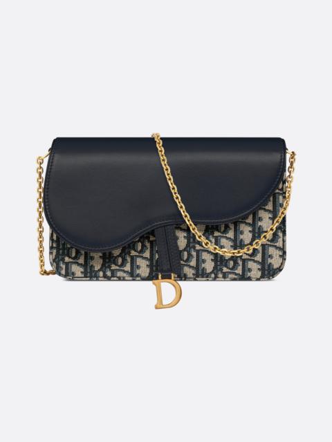 Dior Saddle Pouch with Chain