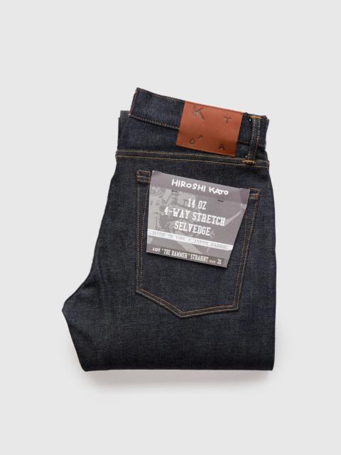 HIROSHI KATO 14oz Stretch Selvedge Denim - Hammer Straight