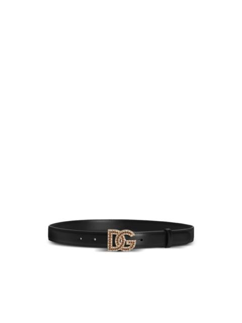 Dolce & Gabbana logo-buckle belt