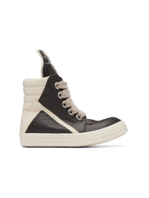 Rick Owens Gray Tower Jumbolaced Geobasket Sneakers