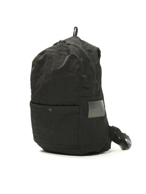 【OUR LEGACY】 Black Dense Liquid Nylon Bag★送料・関税込★ Our Legacy Slim Backpack Black Dense Liquid Nylon