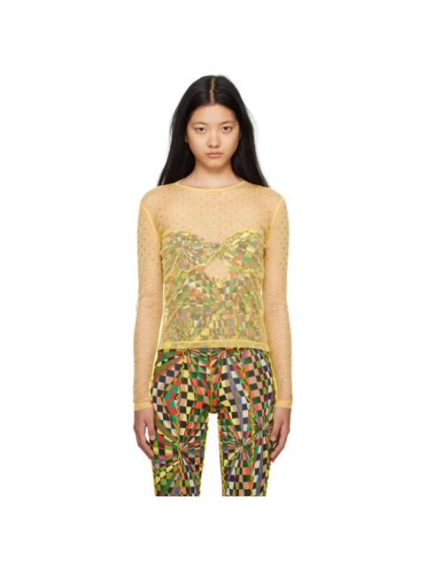 SIEDRÉS Yellow Desta Blouse