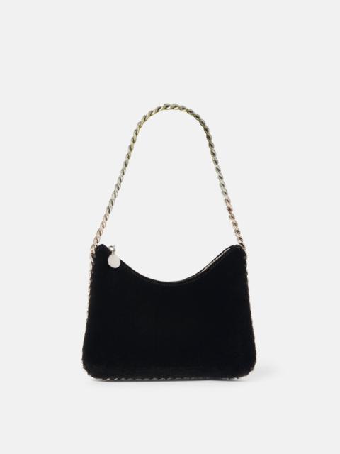 Stella McCartney Falabella Mini Velvet and Crystal Chain Shoulder Bag