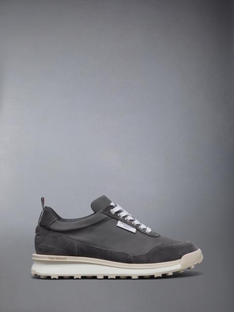 Thom Browne DOUBLE TECH NYLON ALUMNI SNEAKERS