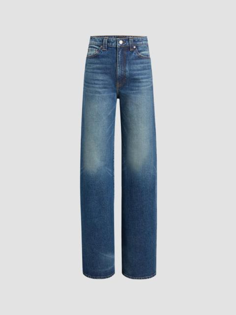 KHAITE Women's Dane Wide-Leg Jeans - Northfield