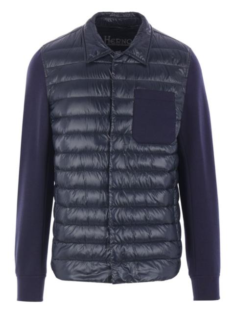 Herno quilted panelled jacket