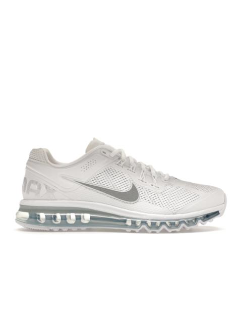 Nike Air Max 2013 White Metallic Slver