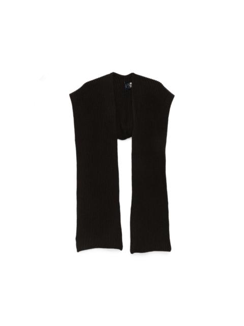soeur Loretta ribbed-knit scarf