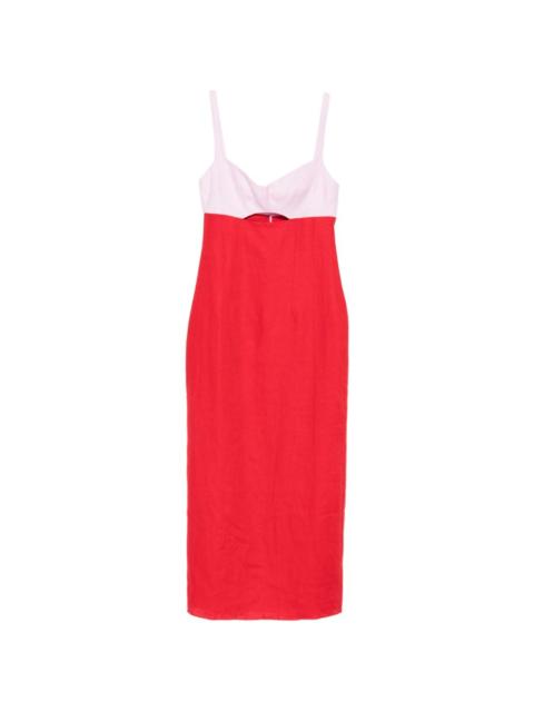 CALA de la CRUZ Nara cut-out midi dress