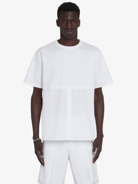 Alexander McQueen Men's Hybrid T-shirt in White