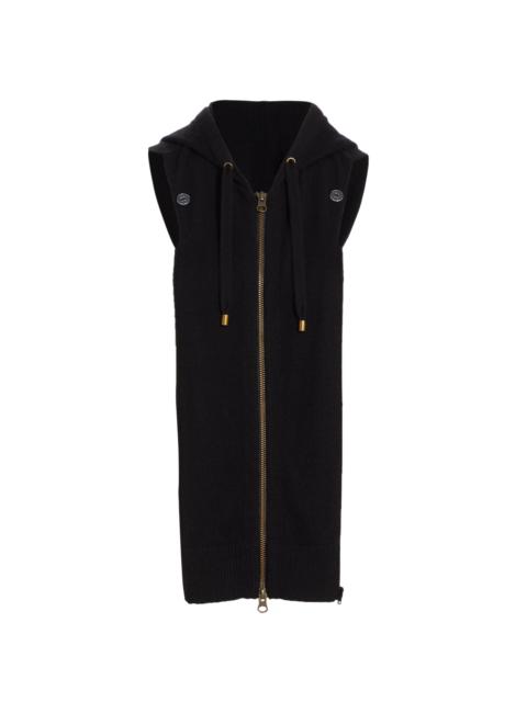 VERONICA BEARD Women's Hooded Cashmere Dickie - Black