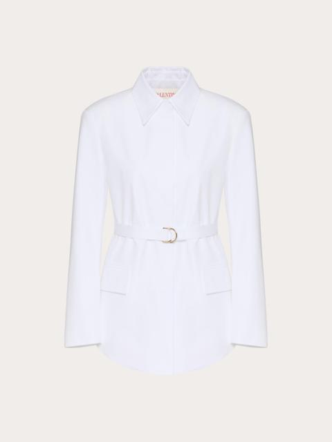 Valentino COMPACT POPELINE PEA COAT