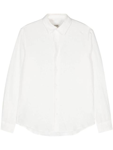 Sandro button-up linen shirt