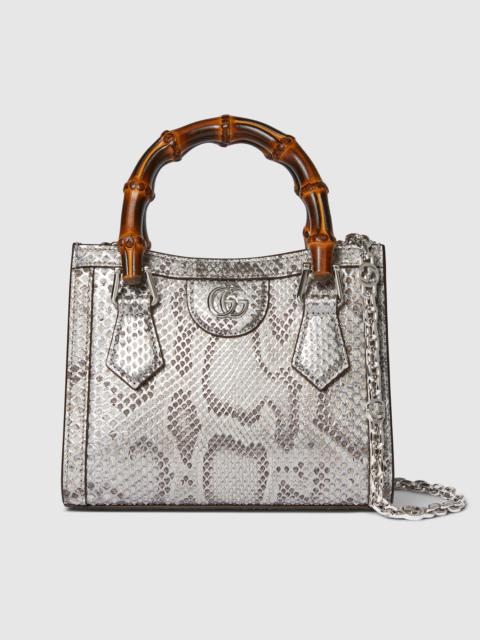 GUCCI Gucci Diana python small tote bag