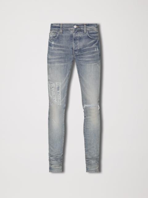 DISTRESSED AMIRI LOGO JEAN