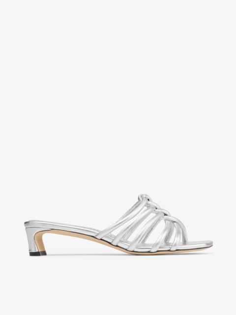 Carmel 35
Silver Metallic Leather Mules