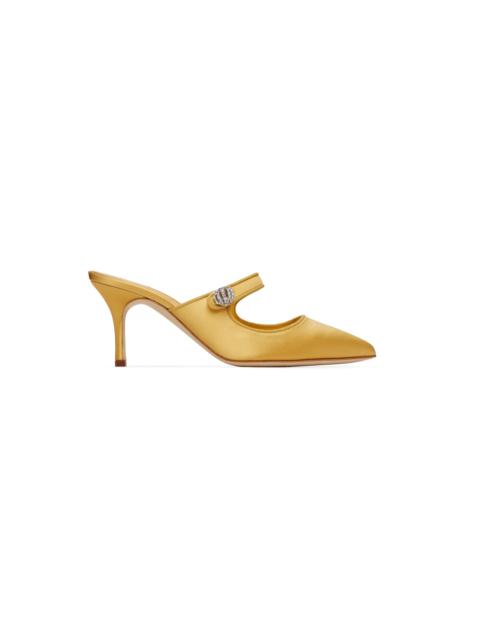 Yellow Camparimu Jewel Heels