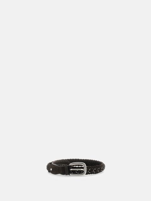 Golden Goose SUEDE BELT WITH MICRO STUDS HOUSTON