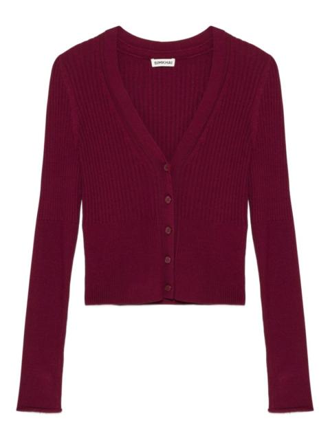 SIMKHAI Ailany ribbed cardigan