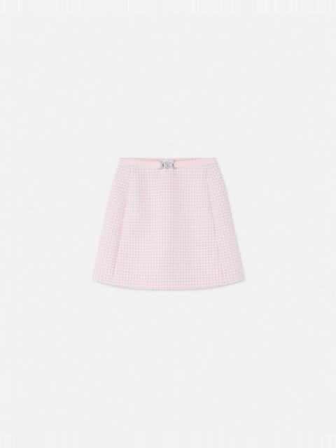 VERSACE Contrasto Tweed Mini Skirt