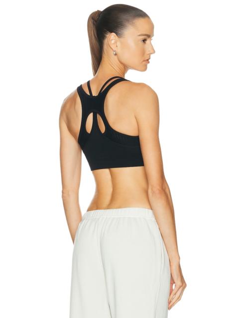 BEYOND YOGA Seamless Double Layer Mesh Bra