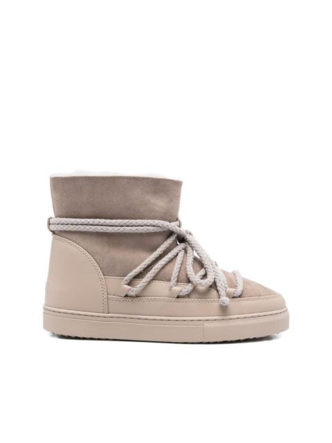 INUIKII suede lace-up boots