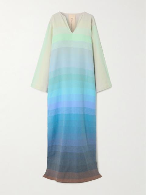 MARRAKSHI LIFE Striped Cotton Coverup