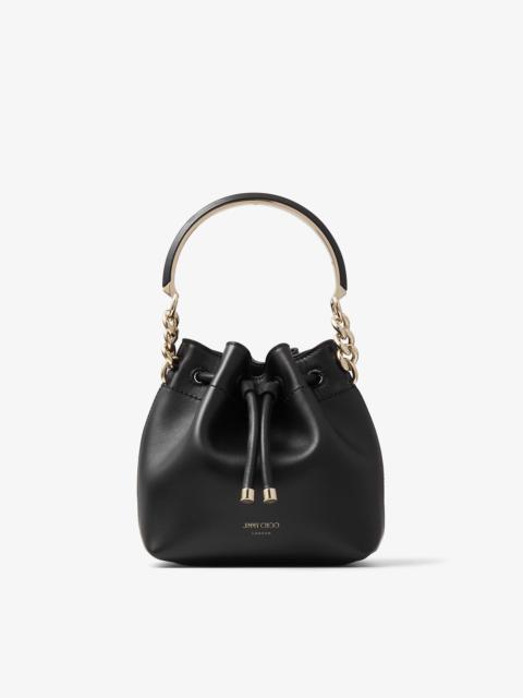 JIMMY CHOO Bon Bon Bucket S
Black Leather Bucket Bag