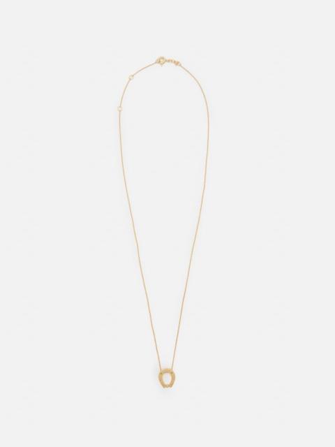 ALIITA 9K GOLD HORSESHOE BRILLANTE NECKLACE