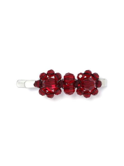 Simone Rocha flower beaded hair clip